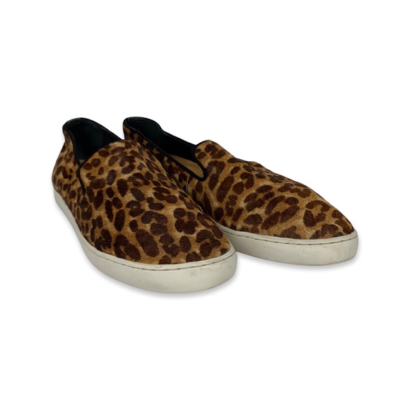 Birdies The Swift Leopard Print Slip On Sneakers - Picture 1 of 9